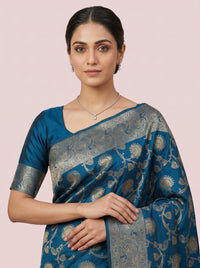 The Opulent Full Zari Work Silk Saree thumbnail