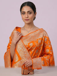 The Opulent Full Zari Work Silk Saree thumbnail
