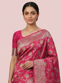 The Opulent Full Zari Work Silk Saree thumbnail