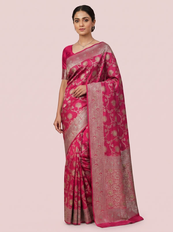 The Opulent Full Zari Work Silk Saree