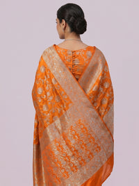 The Opulent Full Zari Work Silk Saree thumbnail