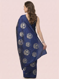 The Regal Bronze Butta Pure Soft Silk Saree thumbnail