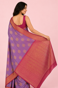 The Royal Zari Pure Kanjivaram Silk Saree thumbnail